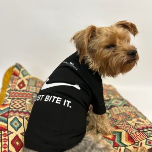 Longtongue – Designer Dog T-shirts – Just Bite It – Brilliant Dog Sportwear