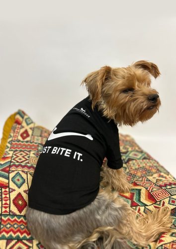 Longtongue - Designer Dog T-shirts - Just Bite It