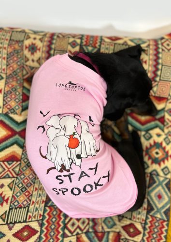 Longtongue - Designer Dog T-shirts - Stay Spooky